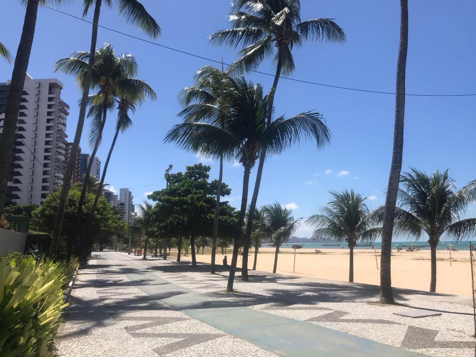 Apto 3 Quartos Pe Na Areia Prox De Recife Bagian luar foto